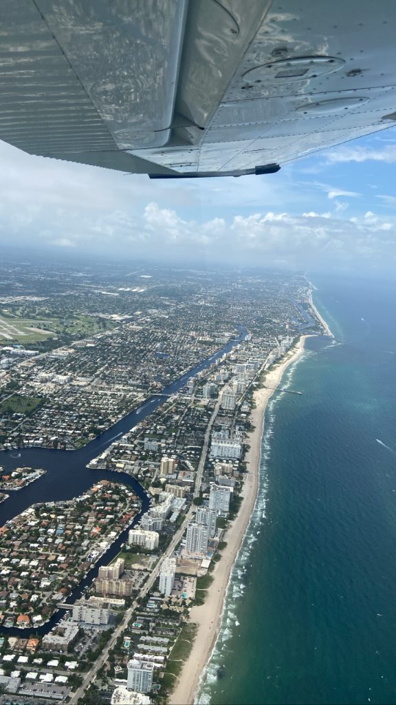 Aircraft above Florida