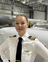 Joana flight instructor